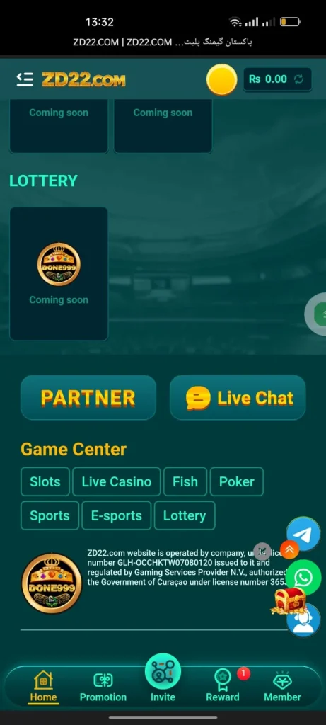ZD22 Game Partner Ship